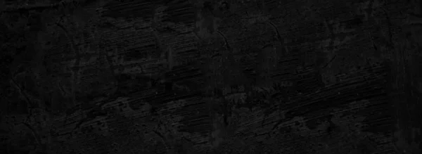 Scary Dark Walls Long Black Concrete Cement Texture Background — ストック写真