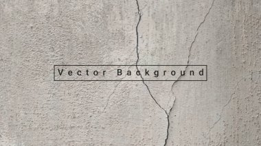 Beton duvar arka plan vektör çizimi. Arkaplan beyaz çimento alçı dokusu.