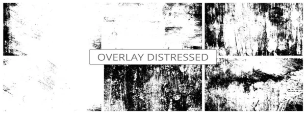 Beyaz sıkıntılı doku vektör koleksiyonunu örtüyor. Sert Grunge dokusu arkaplanı