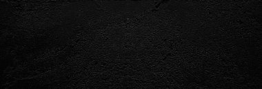 Grunge Siyah Çimento Duvarı Arkaplanı. koyu beton Doku Arkaplanı