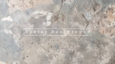 Beton duvar arka plan vektör çizimi. Arkaplan çimento dokusu.