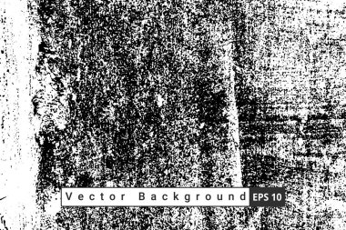 Soyut Kara Damga kaba vektör arka planında sıkıntı yaratıyor. Arkaplan için siyah grunge dokusu