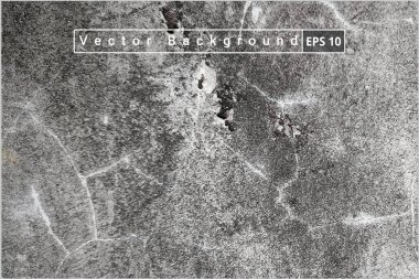 Grunge beton arka plan vektör çizimi. Arkaplan çimento dokusu.