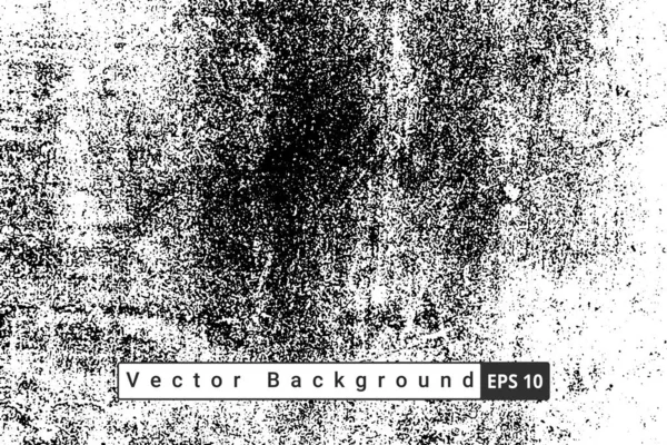 Soyut Kara Damga kaba vektör arka planında sıkıntı yaratıyor. Arkaplan için siyah grunge dokusu
