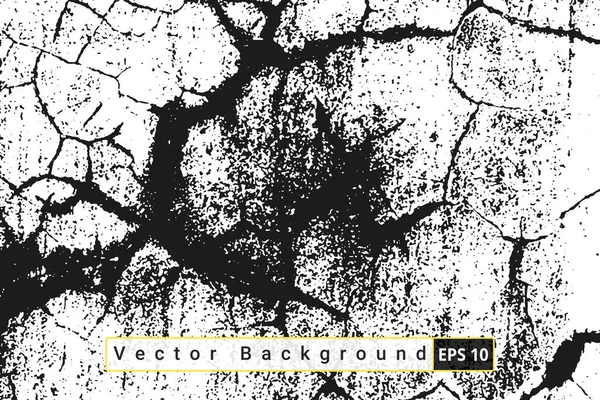Soyut Kara Damga kaba vektör arka planında sıkıntı yaratıyor. Arkaplan için siyah grunge dokusu