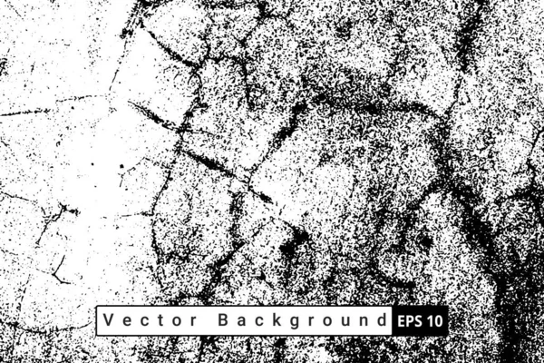 Soyut Kara Damga kaba vektör arka planında sıkıntı yaratıyor. Arkaplan için siyah grunge dokusu