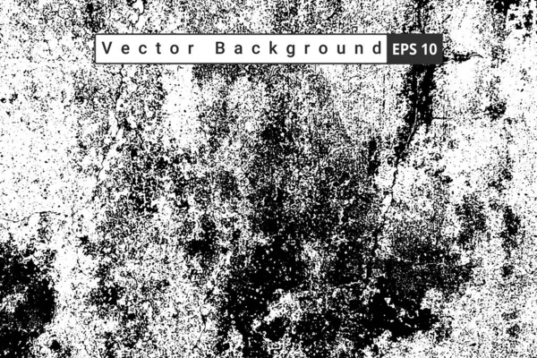 Soyut Kara Damga kaba vektör arka planında sıkıntı yaratıyor. Arkaplan için siyah grunge dokusu