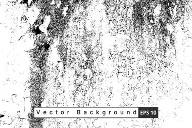 Soyut Kara Damga kaba vektör arka planında sıkıntı yaratıyor. Arkaplan için siyah grunge dokusu