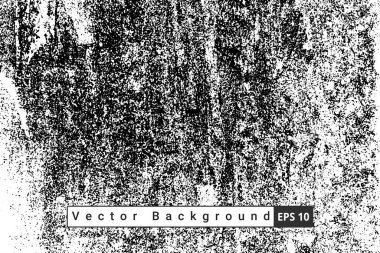 Soyut Kara Damga kaba vektör arka planında sıkıntı yaratıyor. Arkaplan için siyah grunge dokusu