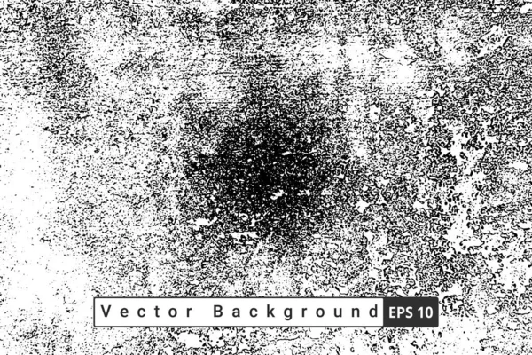 Soyut Kara Damga kaba vektör arka planında sıkıntı yaratıyor. Arkaplan için siyah grunge dokusu