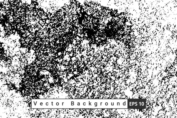 Soyut Kara Damga kaba vektör arka planında sıkıntı yaratıyor. Arkaplan için siyah grunge dokusu