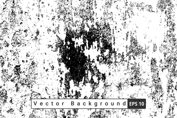 Soyut Kara Damga kaba vektör arka planında sıkıntı yaratıyor. Arkaplan için siyah grunge dokusu