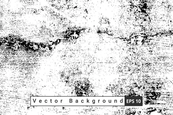 Résumé Tampon Noir Détresse Arrière Plan Vectoriel Rugueux Texture Grunge — Image vectorielle