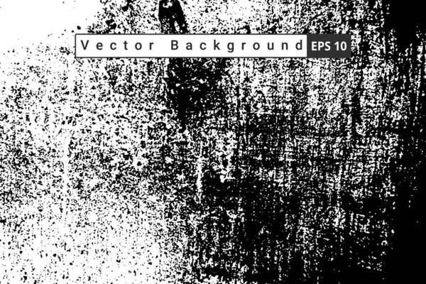Soyut Kara Damga kaba vektör arka planında sıkıntı yaratıyor. Arkaplan için siyah grunge dokusu