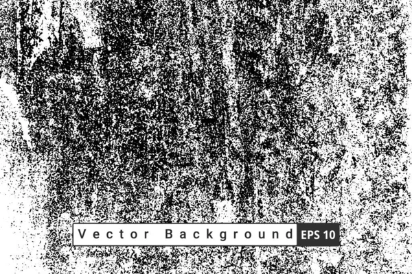 Soyut Kara Damga kaba vektör arka planında sıkıntı yaratıyor. Arkaplan için siyah grunge dokusu