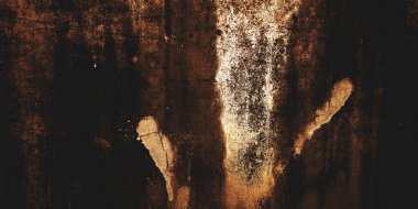 Arka plan için korkutucu bir doku. Beton korku, karanlık duvar korkunç, karanlık grunge dehşet