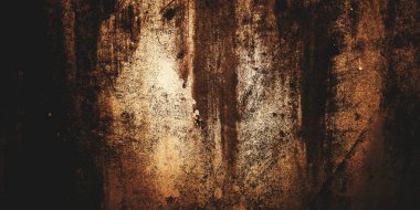 Arka plan için korkutucu bir doku. Beton korku, karanlık duvar korkunç, karanlık grunge dehşet