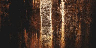 Arka plan için korkutucu bir doku. Beton korku, karanlık duvar korkunç, karanlık grunge dehşet