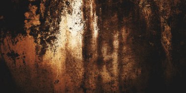 Arka plan için korkutucu bir doku. Beton korku, karanlık duvar korkunç, karanlık grunge dehşet