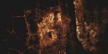 Arka plan için korkutucu bir doku. Beton korku, karanlık duvar korkunç, karanlık grunge dehşet