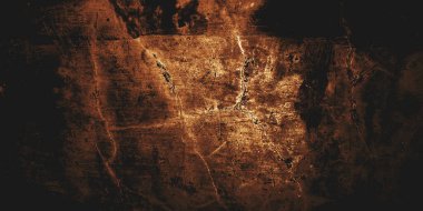 Arka plan için korkutucu bir doku. Beton korku, karanlık duvar korkunç, karanlık grunge dehşet