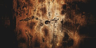 Arka plan için korkutucu bir doku. Beton korku, karanlık duvar korkunç, karanlık grunge dehşet