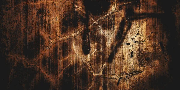 Arka plan için korkutucu bir doku. Beton korku, karanlık duvar korkunç, karanlık grunge dehşet