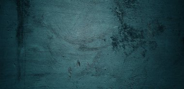 Mavi duvar dokusu. Soyut arkaplan. Arka plan için koyu çimento dokusu. Korkunç beton