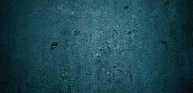 Mavi duvar dokusu. Soyut arkaplan. Arka plan için koyu çimento dokusu. Korkunç beton