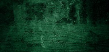 Yeşil duvar dokusu. Soyut arkaplan. Arka plan için koyu çimento dokusu. Korkunç beton