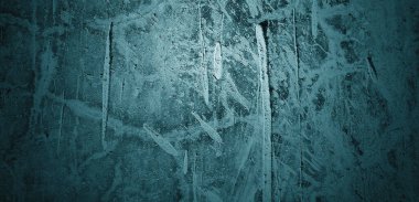 Mavi duvar dokusu. Soyut arkaplan. Arka plan için koyu çimento dokusu. Korkunç beton