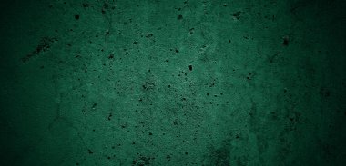 Yeşil duvar dokusu. Soyut arkaplan. Arka plan için koyu çimento dokusu. Korkunç beton
