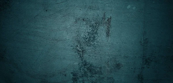 Mavi duvar dokusu. Soyut arkaplan. Arka plan için koyu çimento dokusu. Korkunç beton