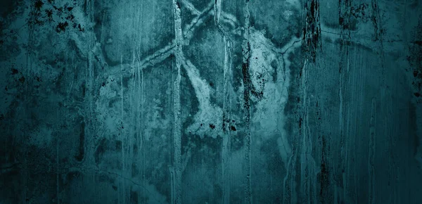 Blauwe Muur Textuur Abstracte Achtergrond Donkere Cementtextuur Voor Achtergrond Eng — Stockfoto