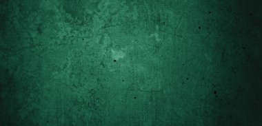 Yeşil duvar dokusu. Soyut arkaplan. Arka plan için koyu çimento dokusu. Korkunç beton