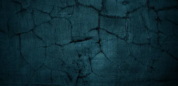 Niebieska Ściana Abstrakcyjne Tło Ciemna Faktura Cementu Tło Przerażający Beton — Zdjęcie stockowe