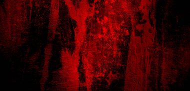 Kırmızı grunge dokusu. Soyut korkunç beton, arka plan için korku çimentosu.