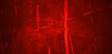 Kırmızı grunge dokusu. Soyut korkunç beton, arka plan için korku çimentosu.