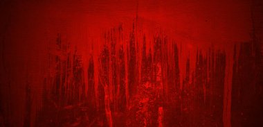 Kırmızı grunge dokusu. Soyut korkunç beton, arka plan için korku çimentosu.