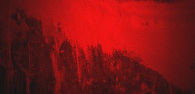 Kırmızı grunge dokusu. Soyut korkunç beton, arka plan için korku çimentosu.