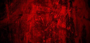 Kırmızı grunge dokusu. Soyut korkunç beton, arka plan için korku çimentosu.