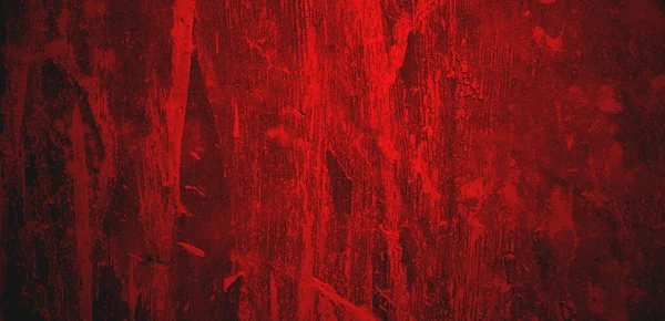 Czerwona Faktura Grunge Streszczenie Przerażający Beton Horror Cement Tle — Zdjęcie stockowe