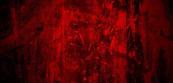 Czerwona Faktura Grunge Streszczenie Przerażający Beton Horror Cement Tle — Zdjęcie stockowe