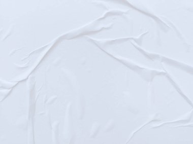 Kağıt, buruşmuş doku boş arkaplanıdır. Çeşitli amaçlar için buruşmuş kağıt dokusu arkaplanı.