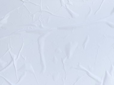 Kağıt, buruşmuş doku boş arkaplanıdır. Çeşitli amaçlar için buruşmuş kağıt dokusu arkaplanı.