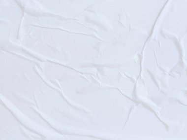 Kağıt, buruşmuş doku boş arkaplanıdır. Çeşitli amaçlar için buruşmuş kağıt dokusu arkaplanı.