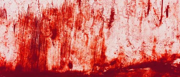 Blood White Wall Background Blood Stained Dirty Wall Background Horror — Stock Photo, Image