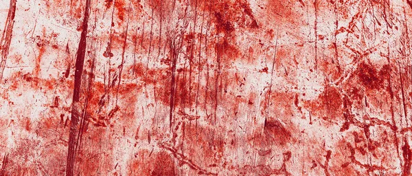 Blut Auf Weißem Wandhintergrund Blutbefleckte Schmutzige Wand Hintergrund Horror Hintergrund — Stockfoto