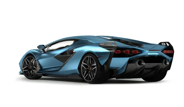 Almaty Kazahsztán Jan 2022 Lamborghini Sian Fkp Sportautó Elszigetelt Fehér — Stock Fotó