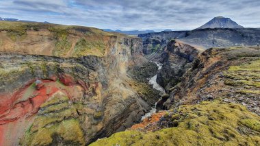Markarfljotsgljufur Kanyonu, Laugavegur Yolu, İzlanda 